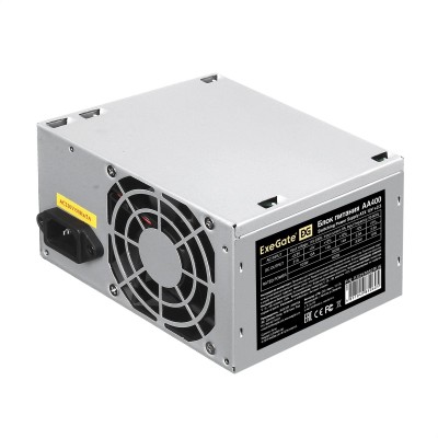 Блок питания Exegate EX253682RUS /256672 Блок питания 400W Exegate AA400, ATX, 8cm fan, 24+4pin, 2*SATA, 1*IDE Блок питания Exegate EX253682RUS /256672 Блок питания 400W Exegate AA400, ATX, 8cm fan, 24+4pin, 2*SATA, 1*IDE