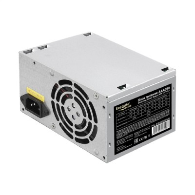 Блок питания Exegate ES259589RUS/EX259589 Блок питания 350W Exegate AAA350, ATX, 8cm fan, 24p+4p, 2*SATA, 1*IDE Блок питания Exegate ES259589RUS/EX259589 Блок питания 350W Exegate AAA350, ATX, 8cm fan, 24p+4p, 2*SATA, 1*IDE