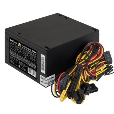 Блоки питания Exegate EX219465RUS-S Блок питания XP600, ATX, SC, black, 12cm fan, 24p+4p, 6/8p PCI-E, 3*SATA, 2*IDE, FDD + кабель 220V с защитой от выдергивания, 278173 Блоки питания Exegate EX219465RUS-S Блок питания XP600, ATX, SC, black, 12cm fan, 24p+4p, 6/8p PCI-E, 3*SATA, 2*IDE, FDD + кабель 220V с защитой от выдергивания, 278173