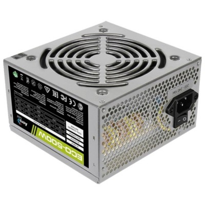 Блок питания Aerocool 500W Retail ECO-500W ATX v2.3 Haswell, fan 12cm, 400mm cable, power cord, 20+4P, 12V 4P, 1x PCI-E 6P, 3x SATA, 2x PATA, 1x FDD (замена 11083173) Блок питания Aerocool 500W Retail ECO-500W ATX v2.3 Haswell, fan 12cm, 400mm cable, power cord, 20+4P, 12V 4P, 1x PCI-E 6P, 3x SATA, 2x PATA, 1x FDD (замена 11083173)
