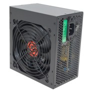 Блок питания Ginzzu CB500 12CM black,24+4p,PCI-E, 4*SATA, 3*IDE,оплетка MB, кабель питания