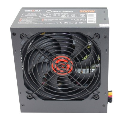 Блок питания Ginzzu CB500 12CM black,24+4p,PCI-E, 4*SATA, 3*IDE,оплетка MB, кабель питания Блок питания Ginzzu CB500 12CM black,24+4p,PCI-E, 4*SATA, 3*IDE,оплетка MB, кабель питания