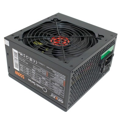 Блок питания Ginzzu CB550 12CM black,24+4p,PCI-E(6+2), 4*SATA,3*IDE,оплетка MB, кабель питания Блок питания Ginzzu CB550 12CM black,24+4p,PCI-E(6+2), 4*SATA,3*IDE,оплетка MB, кабель питания