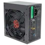 Блок питания Ginzzu CB700 12CM black,24+4p,2 PCI-E(6+2), 6*SATA, 3*IDE,оплетка MB, кабель питания