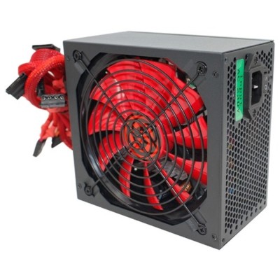 Блок питания Ginzzu PC700 14CM(Red) 80+ black,APFC,24+4p,2 PCI-E(6+2), 7*SATA, 4*IDE,оплетка, кабель питания,цветная коробка Блок питания Ginzzu PC700 14CM(Red) 80+ black,APFC,24+4p,2 PCI-E(6+2), 7*SATA, 4*IDE,оплетка, кабель питания,цветная коробка