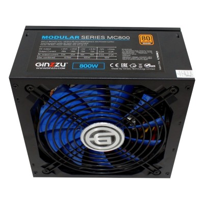 Блок питания Ginzzu MC800 14CM 80+Bronze Блок питания Ginzzu MC800 14CM 80+Bronze