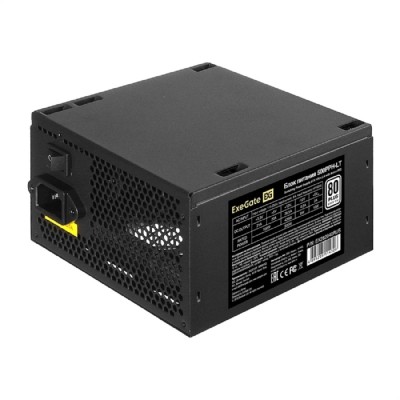Блок питания Exegate EX282040RUS Блок питания 500W Exegate 500PPH-LT, 80+,RTL ATX, black, APFC, 12cm, 24p, (4+4)p, 5*SATA, 3*IDE Блок питания Exegate EX282040RUS Блок питания 500W Exegate 500PPH-LT, 80+,RTL ATX, black, APFC, 12cm, 24p, (4+4)p, 5*SATA, 3*IDE