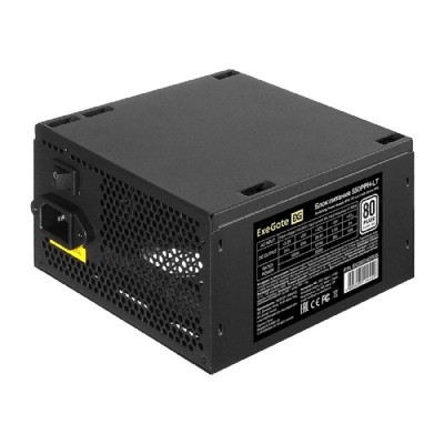 Блок питания Exegate EX282042RUS Блок питания 550W Exegate 550PPH-LT, RTL, 80+, ATX, black, APFC, 12cm, 24p, (4+4)p, 5*SATA, 3*IDE Блок питания Exegate EX282042RUS Блок питания 550W Exegate 550PPH-LT, RTL, 80+, ATX, black, APFC, 12cm, 24p, (4+4)p, 5*SATA, 3*IDE