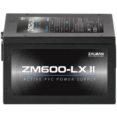 Блок питания Zalman <LX> ZM600-LXII <600W, ATX12V v2.3, APFC, 12cm Fan, Ret> Блок питания Zalman <LX> ZM600-LXII <600W, ATX12V v2.3, APFC, 12cm Fan, Ret>