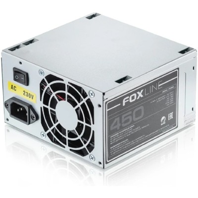 Блок питания Foxline FZ450 450W, ATX, NOPFC, 80FAN, 2xSATA, 2xPATA, 1xFDD, 24+4 Блок питания Foxline FZ450 450W, ATX, NOPFC, 80FAN, 2xSATA, 2xPATA, 1xFDD, 24+4