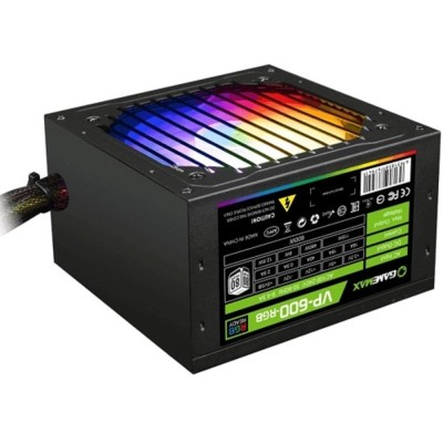 Блоки питания GameMax Блок питания ATX 600W VP-600-RGB 80+, Ultra quiet Блоки питания GameMax Блок питания ATX 600W VP-600-RGB 80+, Ultra quiet