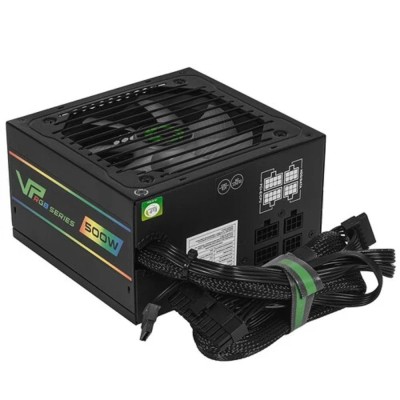 Блоки питания GameMax Блок питания ATX 500W VP-500-RGB-MODULAR 80+, Ultra quiet Блоки питания GameMax Блок питания ATX 500W VP-500-RGB-MODULAR 80+, Ultra quiet