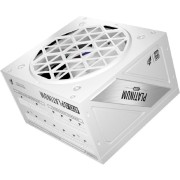 Блок питания 1STPLAYER NGDP Platinum 1300W White / ATX3.0, APFC, 80 PLUS Platinum, SR + LLC + DC-DC, 120mm fan, full modular / HA-1300BA3-WH