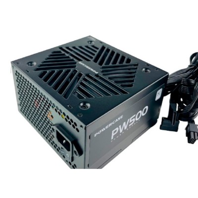 Блок питания Powercase PW500 (80 Plus, ATX 2.31, 500W, APFC, DC-DC, 120mm Fan) / PS-500W-DC Блок питания Powercase PW500 (80 Plus, ATX 2.31, 500W, APFC, DC-DC, 120mm Fan) / PS-500W-DC