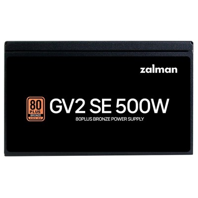 Блок питания Zalman <GV2SE> ZM500-GV2SE <500W, ATX12V v2.52, APFC, 12cm Fan, 80+ Bronze, Ret> Блок питания Zalman <GV2SE> ZM500-GV2SE <500W, ATX12V v2.52, APFC, 12cm Fan, 80+ Bronze, Ret>