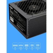 Блок питания CBR ATX 550W 80+ Bronze, DC-DC, APFC, 0.6mm, 24pin, 1*8-pin(4+4P), 1*6+2pin, 2*SATA, 4*IDE, 12cm fan, 1.2м кабель питания, черный PSU-ATX550-12GM BOX