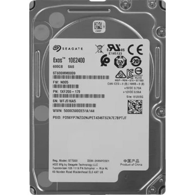 Жесткий диск 600Gb Seagate Enterprise Performance 10K (ST600MM0009) SAS 12Gb/s, 10000 rpm, 128mb, 2.5 Жесткий диск 600Gb Seagate Enterprise Performance 10K (ST600MM0009) SAS 12Gb/s, 10000 rpm, 128mb, 2.5