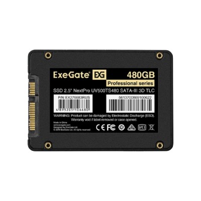 носитель информации ExeGate SSD 480GB Next Pro Series EX276683RUS SATA3.0 носитель информации ExeGate SSD 480GB Next Pro Series EX276683RUS SATA3.0