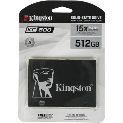накопитель Kingston SSD 512GB KC600 Series SKC600/512G SATA3.0 накопитель Kingston SSD 512GB KC600 Series SKC600/512G SATA3.0