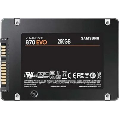 накопитель Samsung SSD 250Gb 870 EVO MZ-77E250BW накопитель Samsung SSD 250Gb 870 EVO MZ-77E250BW
