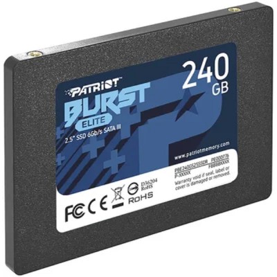 носитель информации Patriot SSD 240Gb Burst Elite PBE240GS25SSDR SATA 3.0 носитель информации Patriot SSD 240Gb Burst Elite PBE240GS25SSDR SATA 3.0