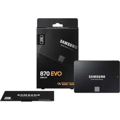 накопитель Samsung SSD 2Tb 870 EVO Series MZ-77E2T0BW SATA3.0, 7mm, MGX V-NAND накопитель Samsung SSD 2Tb 870 EVO Series MZ-77E2T0BW SATA3.0, 7mm, MGX V-NAND