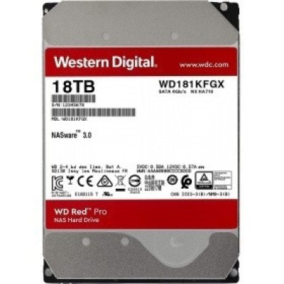 Жесткий диск 18TB WD Red Pro (WD181KFGX) Serial ATA III, 7200- rpm,512Mb, 3.5 Жесткий диск 18TB WD Red Pro (WD181KFGX) Serial ATA III, 7200- rpm,512Mb, 3.5