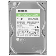 Жесткий диск HDD 1Tb TOSHIBA S300 Surveillance 5400rpm 64Mb SATA3 3,5