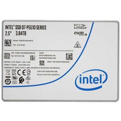 накопитель SSD Intel Original PCI-E 4.0 x4 3.8Tb SSDPF2KX038TZ01 99A5DP SSDPF2KX038TZ01 D7 P5510 2.5 накопитель SSD Intel Original PCI-E 4.0 x4 3.8Tb SSDPF2KX038TZ01 99A5DP SSDPF2KX038TZ01 D7 P5510 2.5