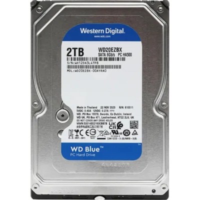 Жесткий диск 2TB WD Blue (WD20EZBX) Serial ATA III, 7200 rpm, 256Mb buffer Жесткий диск 2TB WD Blue (WD20EZBX) Serial ATA III, 7200 rpm, 256Mb buffer