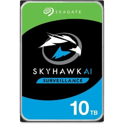 Жесткий диск 10TB Seagate SkyHawkAl (ST10000VE001) SATA 6 Гбит/с, 7200 rpm, 256 mb buffer, для видеонаблюдения Жесткий диск 10TB Seagate SkyHawkAl (ST10000VE001) SATA 6 Гбит/с, 7200 rpm, 256 mb buffer, для видеонаблюдения