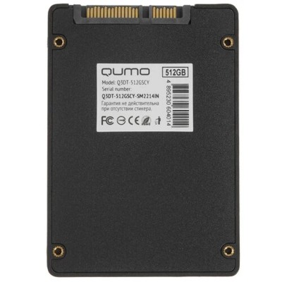 накопитель QUMO SSD 512GB QM Novation Q3DT-512GSCY SATA3.0 накопитель QUMO SSD 512GB QM Novation Q3DT-512GSCY SATA3.0