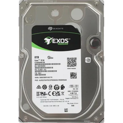 Жесткий диск 8TB Seagate HDD Server Exos 7E10 (ST8000NM018B) SAS 12Gb/s, 7200 rpm, 256mb buffer, 3.5 Жесткий диск 8TB Seagate HDD Server Exos 7E10 (ST8000NM018B) SAS 12Gb/s, 7200 rpm, 256mb buffer, 3.5