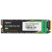 накопитель M.2 2280 1TB Apacer AS2280P4 Client SSD AP1TBAS2280P4-1 PCIe Gen3x4 with NVMe, 3000/2000, IOPS 215/390K, MTBF 1.5M, 3D TLC, 800TBW, 0,73DWPD, RTL (918253)