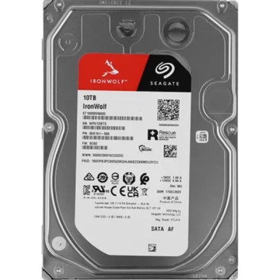 Жесткий диск 10TB Seagate IronWolf (ST10000VN000) SATA 6 Гбит/с, 7200 rpm, 256 mb buffer, для NAS Жесткий диск 10TB Seagate IronWolf (ST10000VN000) SATA 6 Гбит/с, 7200 rpm, 256 mb buffer, для NAS