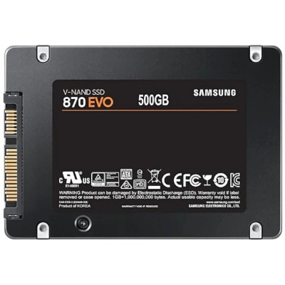 накопитель Samsung SSD 500Gb 870 EVO MZ-77E500B/KR (SATA3) накопитель Samsung SSD 500Gb 870 EVO MZ-77E500B/KR (SATA3)