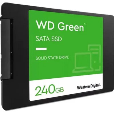 накопитель WD SSD GREEN 240Gb SATA3 2,5”/7мм WDS240G3G0A (аналог WDS240G2G0A), 1 year накопитель WD SSD GREEN 240Gb SATA3 2,5”/7мм WDS240G3G0A (аналог WDS240G2G0A), 1 year