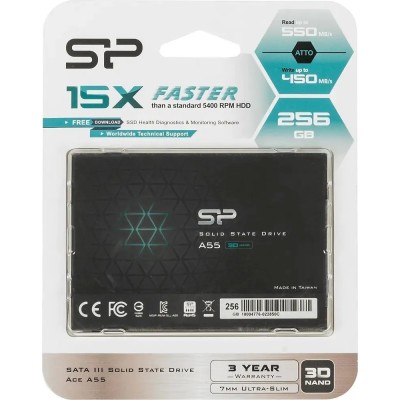 накопитель Silicon Power SSD 256Gb A55 SP256GBSS3A55S25 2.5 накопитель Silicon Power SSD 256Gb A55 SP256GBSS3A55S25 2.5