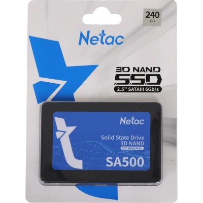 носитель информации Накопитель SSD Netac SATA III 240Gb NT01SA500-240-S3X SA500 2.5 носитель информации Накопитель SSD Netac SATA III 240Gb NT01SA500-240-S3X SA500 2.5