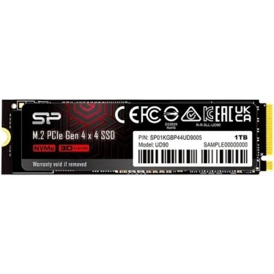 накопитель SSD Silicon Power UD90 SP01KGBP44UD9005 1ТБ, M.2 2280, PCIe 4.0 x4, NVMe, M.2 накопитель SSD Silicon Power UD90 SP01KGBP44UD9005 1ТБ, M.2 2280, PCIe 4.0 x4, NVMe, M.2