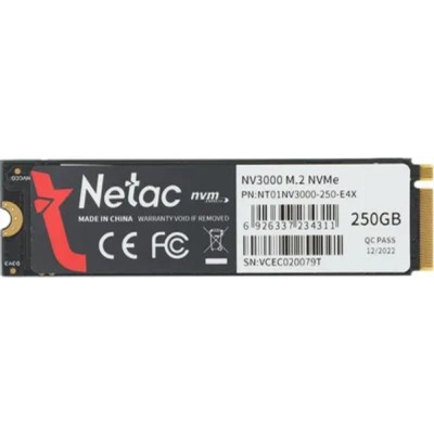 носитель информации Накопитель SSD Netaс 250Gb NV3000 M2 PCI-E NVME (NT01NV3000-250-E4X) носитель информации Накопитель SSD Netaс 250Gb NV3000 M2 PCI-E NVME (NT01NV3000-250-E4X)