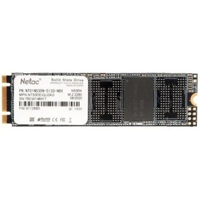 носитель информации Netac 512GB M.2 2280 SATA3 N535N 3D NAND SSD, R/W up to 540/490MB/s NT01N535N-512G-N8X носитель информации Netac 512GB M.2 2280 SATA3 N535N 3D NAND SSD, R/W up to 540/490MB/s NT01N535N-512G-N8X