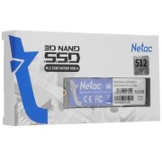 носитель информации Netac 512GB M.2 2280 SATA3 N535N 3D NAND SSD, R/W up to 540/490MB/s NT01N535N-512G-N8X