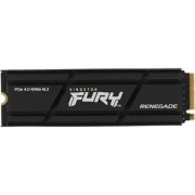 накопитель Kingston SSD Fury Renegade, 4000GB, M.2 22x80mm, NVMe, PCIe 4.0 x4, 3D TLC, SFYRDK/4000G