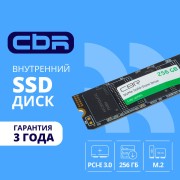 накопитель CBR SSD-256GB-M.2-LT22, Внутренний SSD-накопитель, серия