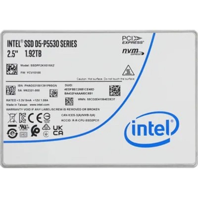 накопитель Intel SSD D5-P5530 Series (1.92TB, 2.5in PCIe 4.0 x4, TLC) SSDPF2KX019XZN1 накопитель Intel SSD D5-P5530 Series (1.92TB, 2.5in PCIe 4.0 x4, TLC) SSDPF2KX019XZN1