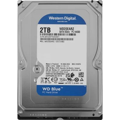 Жесткий диск 2TB WD Blue (WD20EARZ) Serial ATA III, 5400 rpm, 64Mb buffer Жесткий диск 2TB WD Blue (WD20EARZ) Serial ATA III, 5400 rpm, 64Mb buffer