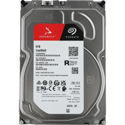 Жесткий диск 6TB Seagate Ironwolf (ST6000VN006) SATA 6.0Gb/s, 5400 rpm, 256mb buffer, 3.5 Жесткий диск 6TB Seagate Ironwolf (ST6000VN006) SATA 6.0Gb/s, 5400 rpm, 256mb buffer, 3.5