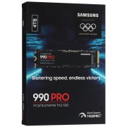 накопитель Samsung SSD 4TB 990 PRO PCIe Gen 4.0 x4 NVMe 2.0 V-NAND TLC MZ-V9P4T0BW