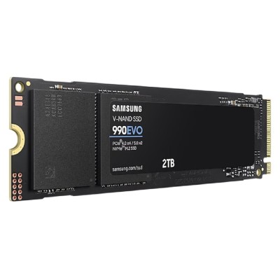 накопитель Samsung SSD 2Tb 990 EVO M.2 MZ-V9E2T0BW NVMe 2.0, PCIe 4.0 x4, V-NAND TLC накопитель Samsung SSD 2Tb 990 EVO M.2 MZ-V9E2T0BW NVMe 2.0, PCIe 4.0 x4, V-NAND TLC